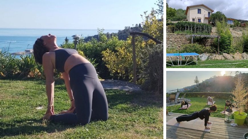 Agrilunassa, yoga avec vue sur la mer en Ligurie
